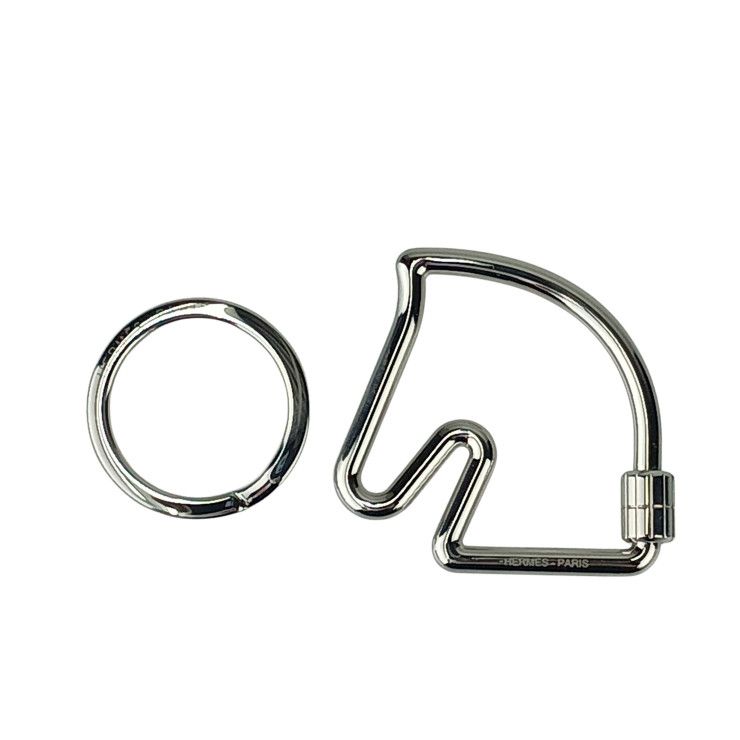 HERMES エルメス キーホルダー シュヴァル 新品未使用 2025.4 HERMES - 値下げ！エルメス キーホルダー キーリング 馬 シュヴァル