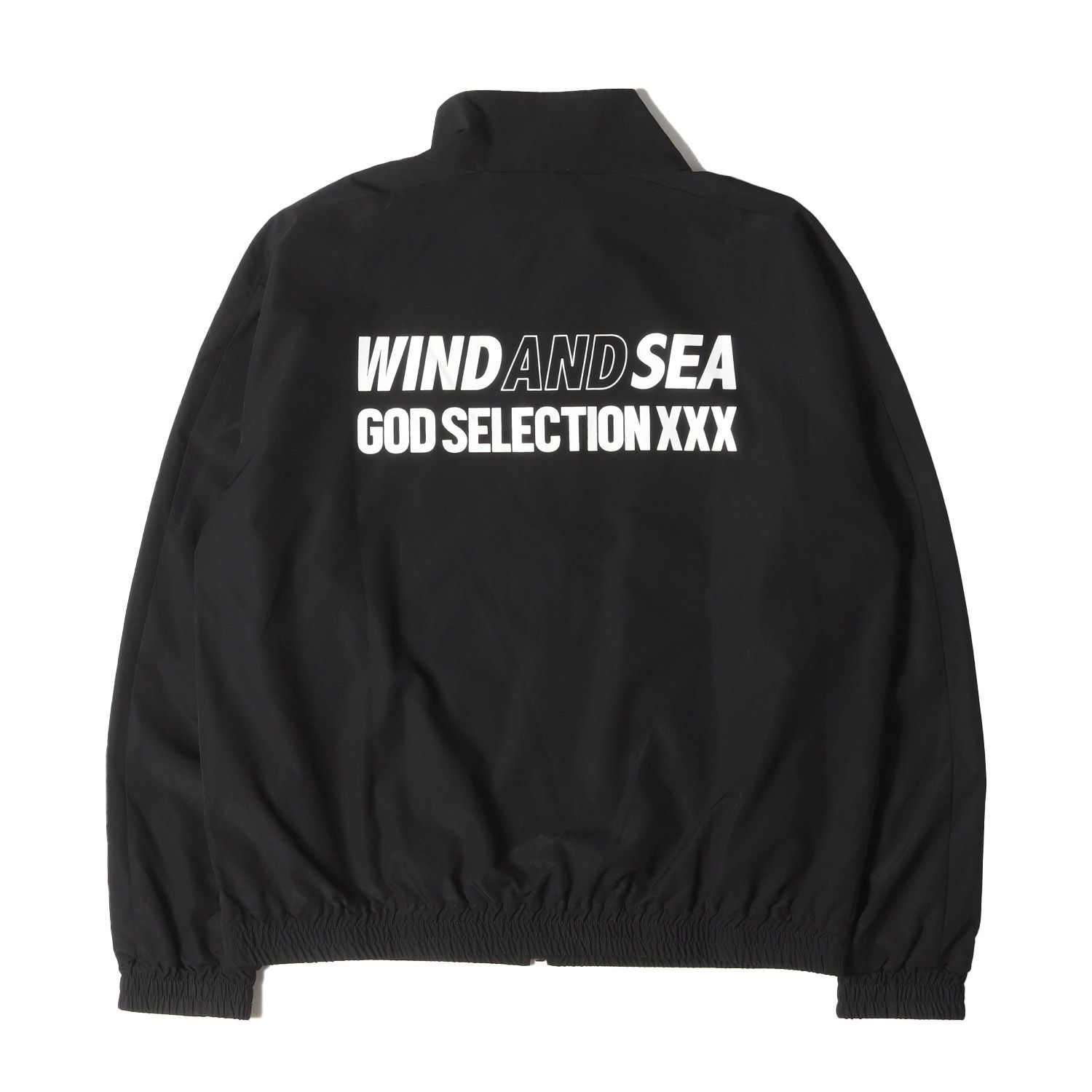 美品 WIND AND SEA ウィンダンシー ジャケット サイズ:L 22AW GOD SELECTION XXX ストレッチ トラック ジャケット  Track Jacket ブラック 黒 アウター ブルゾン 上着 コラボ【メンズ】 - メルカリ