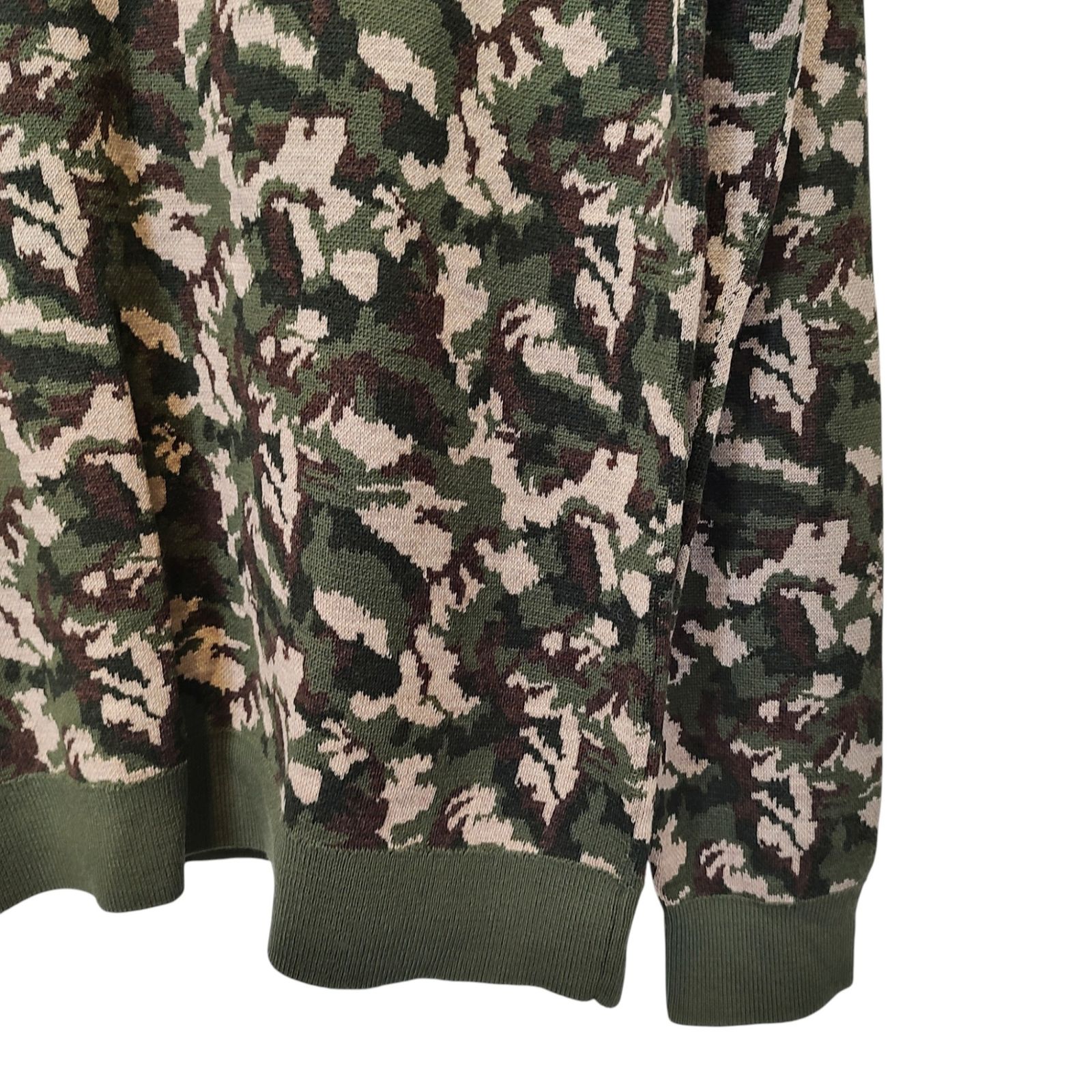 BRIEFING GOLF ブリーフィングゴルフ カモフラ 長袖 ウール ニット