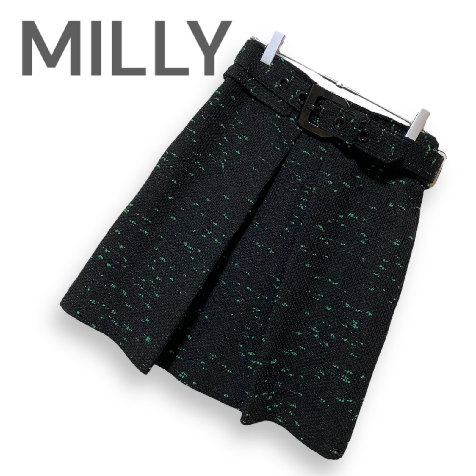 ミリー(MILLY)スカート 黒 ハイブランド ミリー(MILLY)スカート 黒 ハイブランド