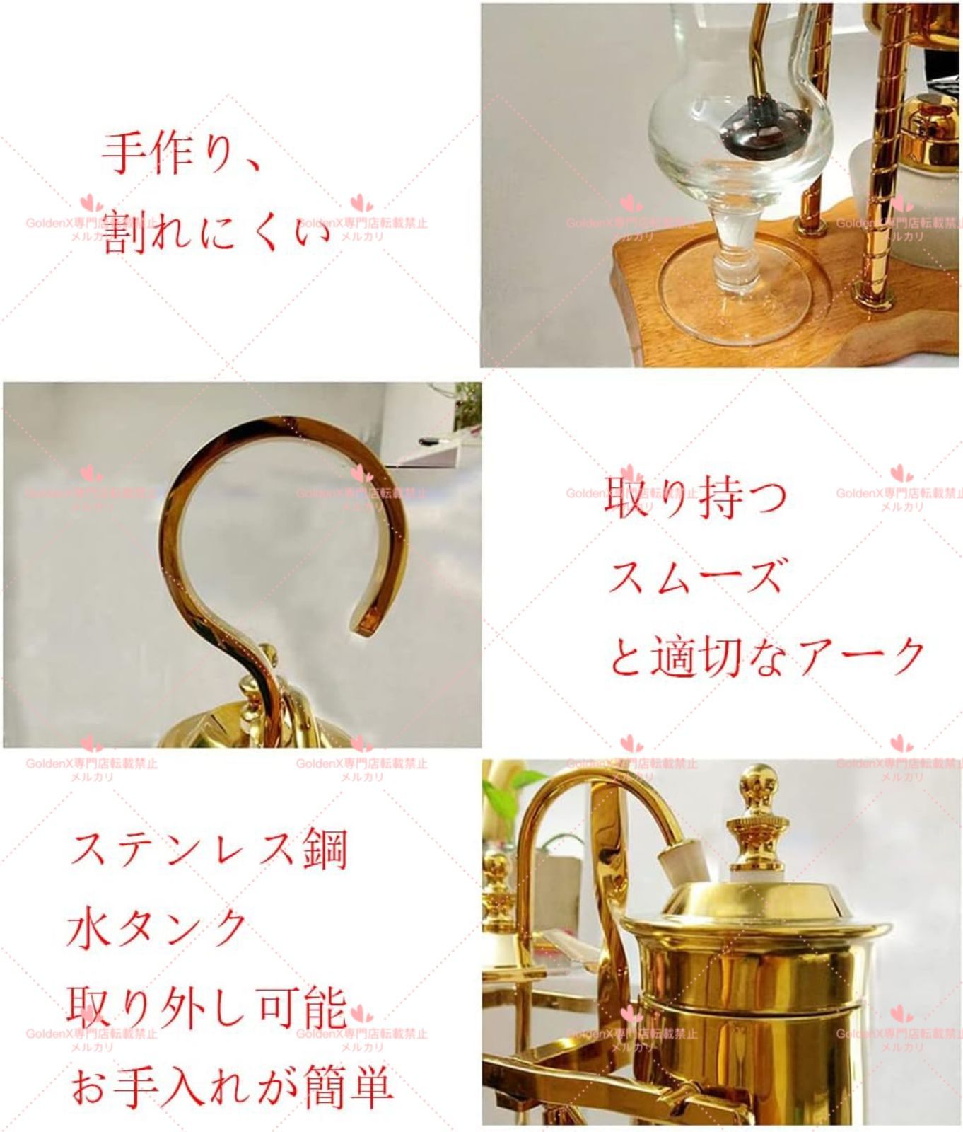 サイフォンコーヒー ポットフィルターポットガラス家庭用沸騰式DIYサイフォンコーヒー機械真空コーヒーポットコーヒーアプライアンス