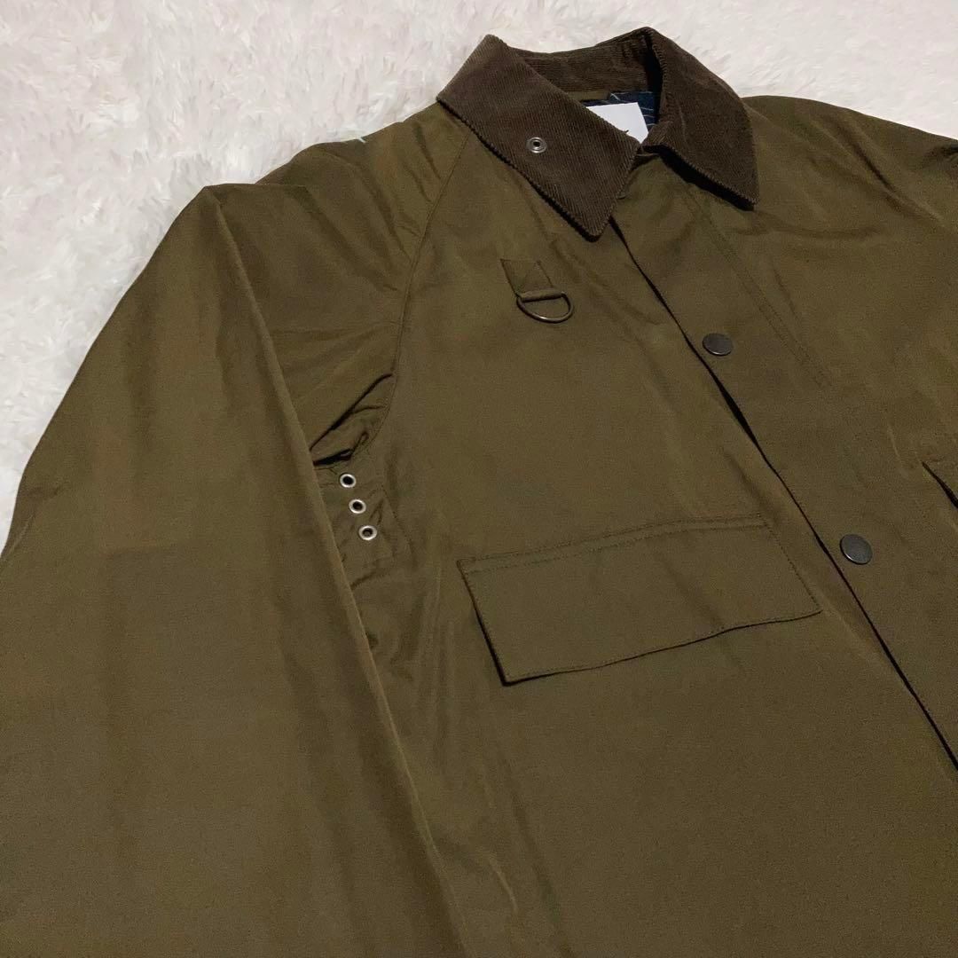 【人気モデル】バブアー 襟コーデュロイ L ノンオイル スペイジャケット本日まで 極美品】バブアー スペイノンオイルジャケット 襟コーデュロイ