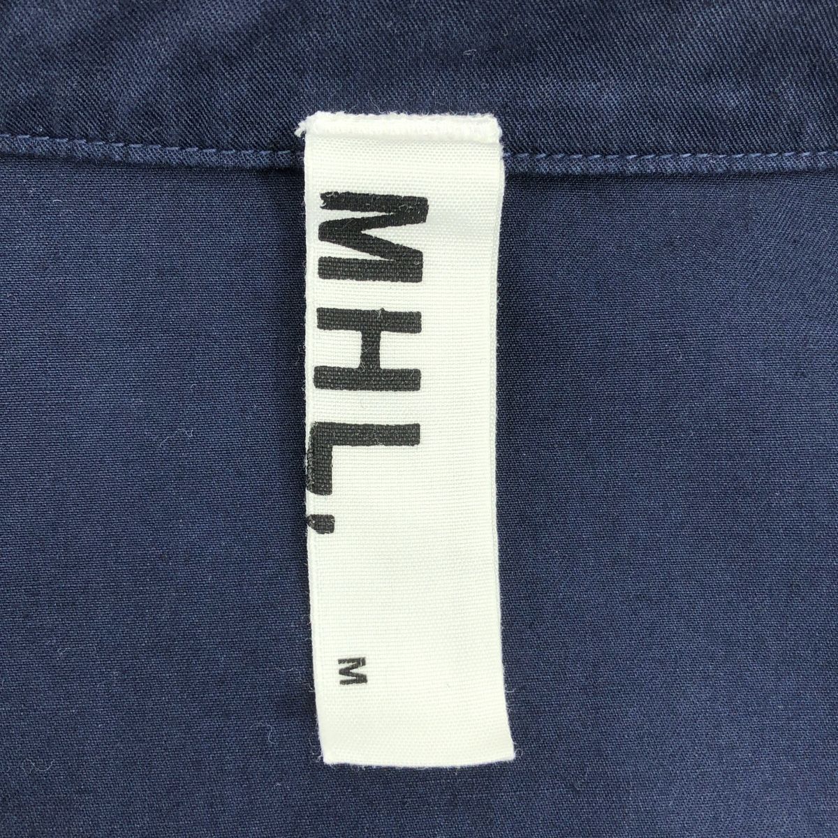[MHL/マーガレットハウエル]. ネイビー カバーオール MHL. マーガレットハウエル コットン カバーオールジャケット/M