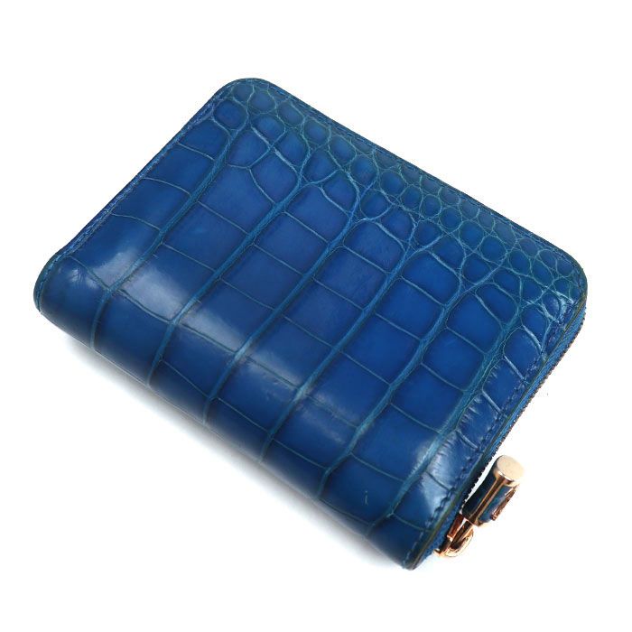 LOUIS VUITTON ルイ ヴィトン ジッピー コインパース コインケース エキゾチックレザー ブルーサントリン N96069 IC ユニセックス