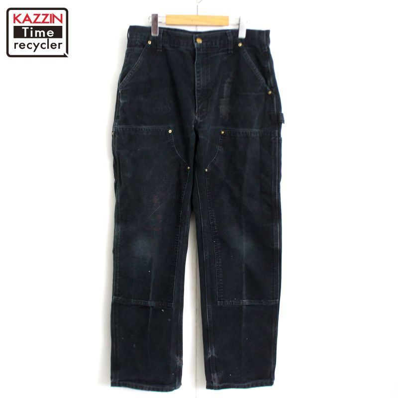 00s USA製 Carhartt ダブルニー ダック ペインターパンツ メンズ XLサイズ相当 ビッグサイズ オーバーサイズ