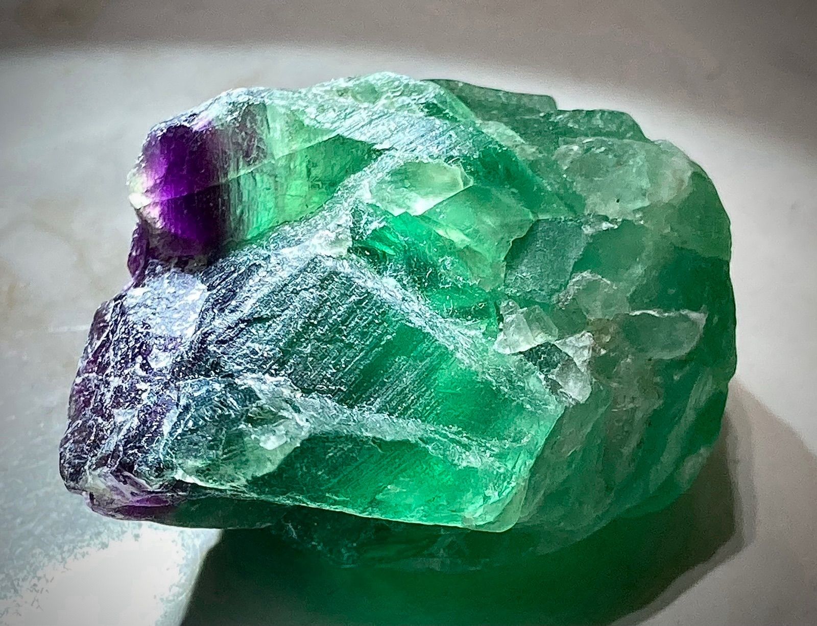 バイカラー フローライト 蛍石 ラフストーン 原石