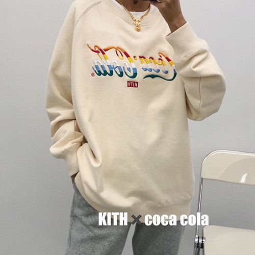 KITH キス × コカ・コーラ トレーナー スウェット L - メルカリ