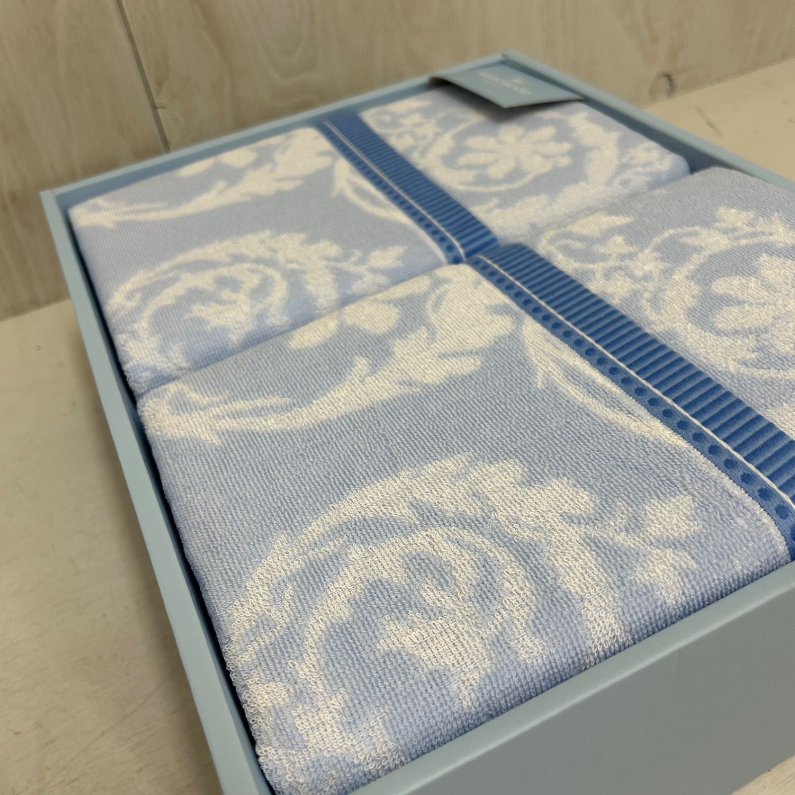 未使用品 ウェッジウッド タオルケット 2枚セット 140×190cm
