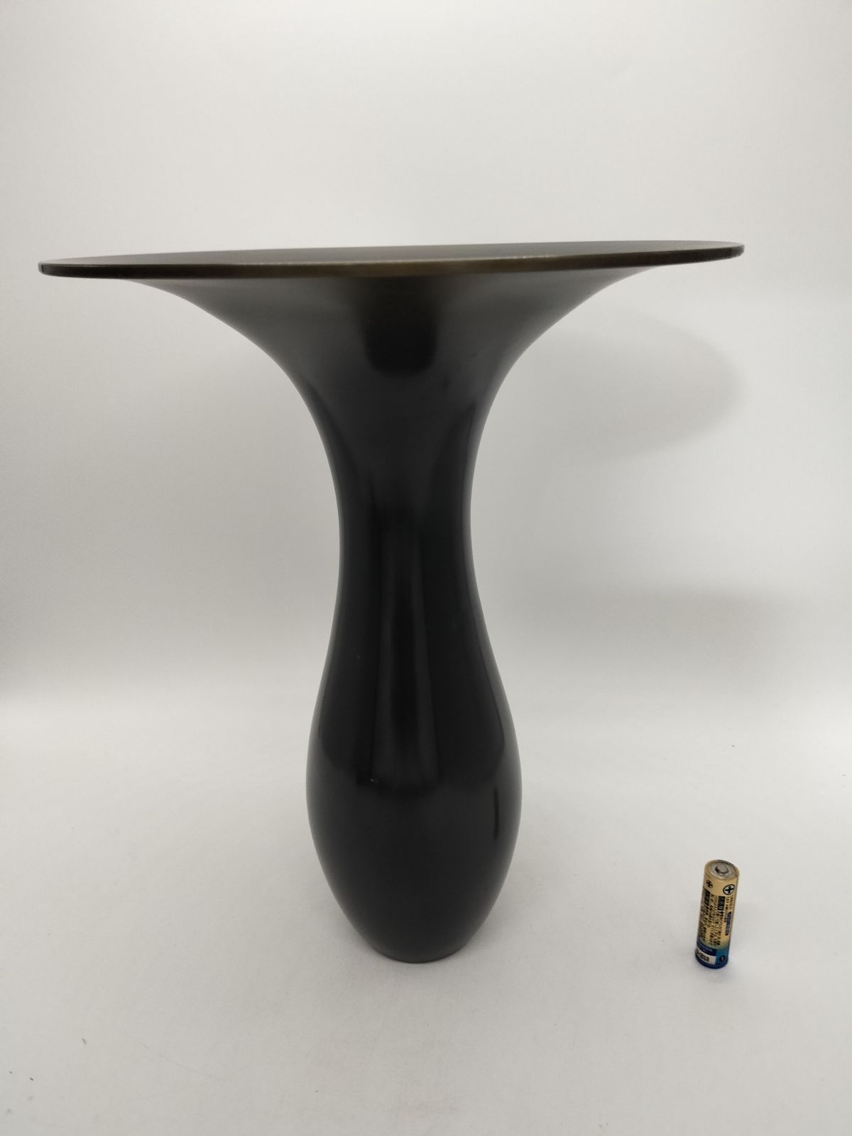 花器 銅製銅器 円形 窯 工房 変形 生花 華道 手作り 昭和 美術工芸 花器 銅製銅器 円形 窯 工房 変形 生花 華道 手作り 昭和 美術