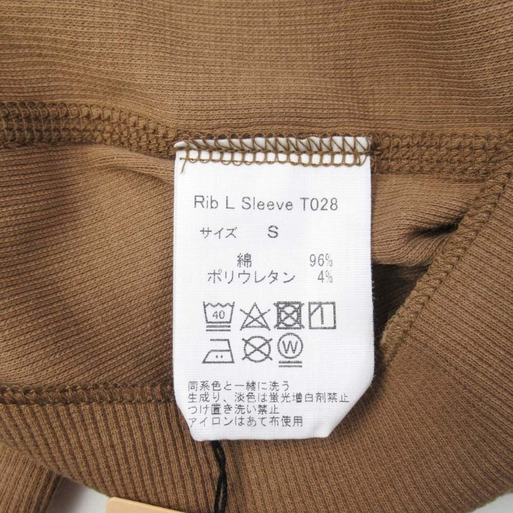 未使用 OVER NEATH オーバーニース リブ ロングスリーブ Tシャツ