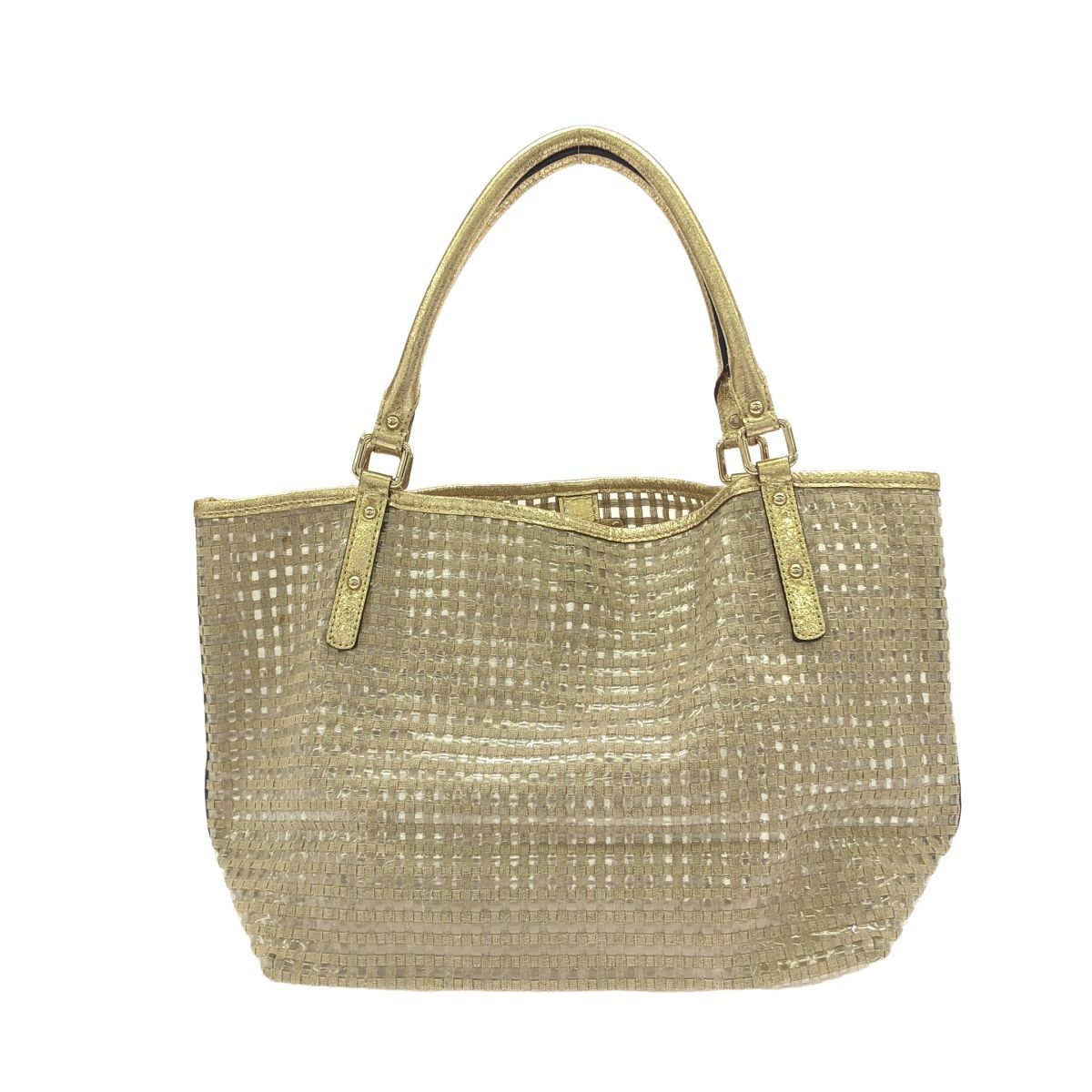 kate spade ケイト・スペード メッシュトートバッグ ゴールド - - メルカリ
