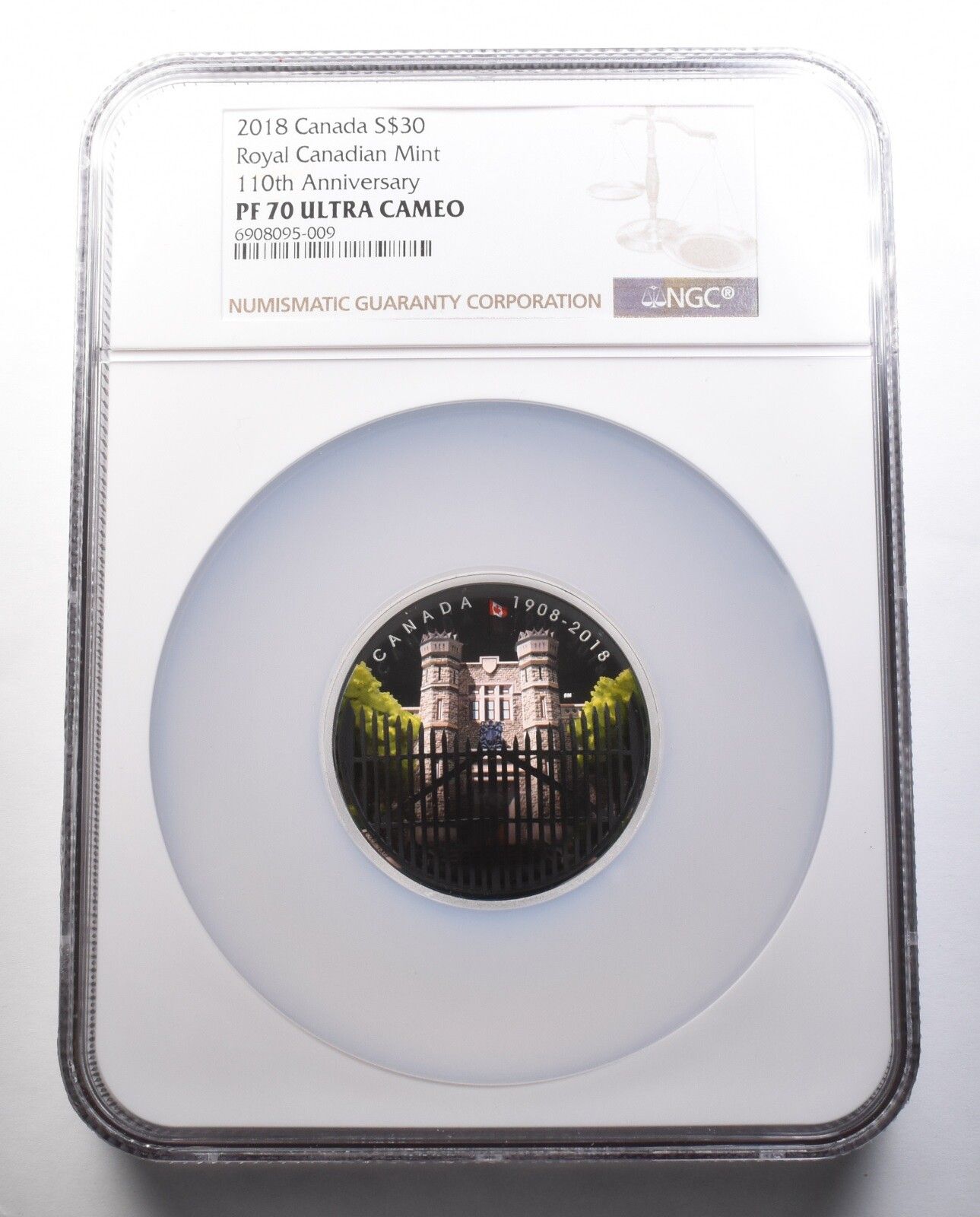 2018年カナダ 30ドル銀貨 ロイヤルカナディアンミント 110周年記念 PF70 UCAM NGC