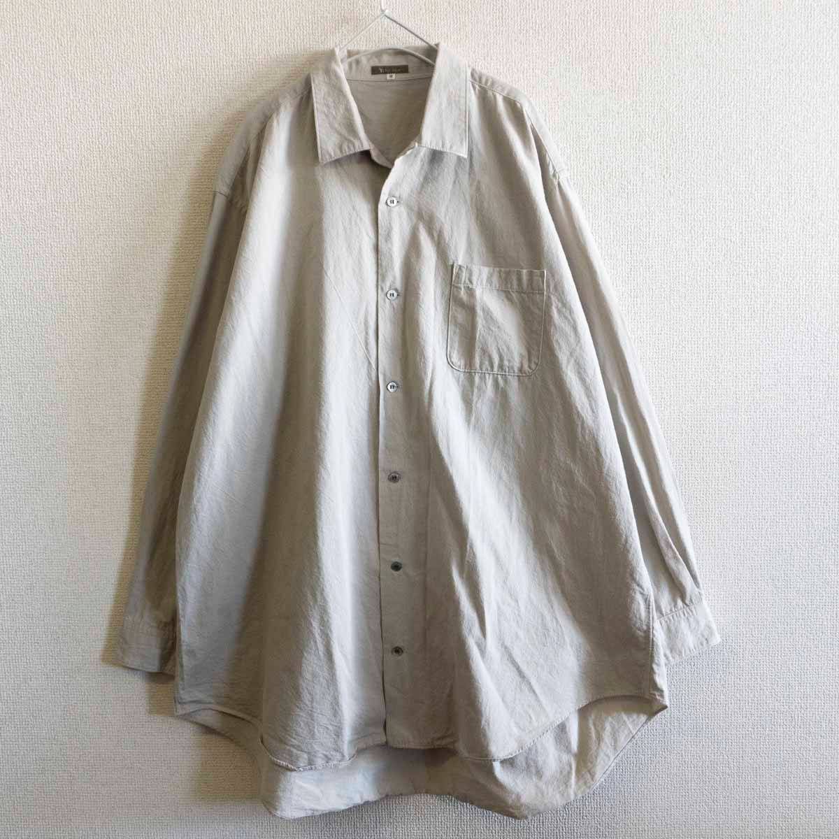 【90S/アーカイブ】Y's for men【ビッグシルエット オープンカラー シャツ】 M YOHJI YAMAMOTO ヨウジヤマモト 2412526