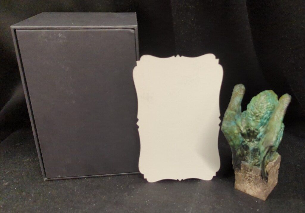 Sum-Art 米山啓介 クトゥルフ座像 邪神像 ブロンズ像 焼付塗装