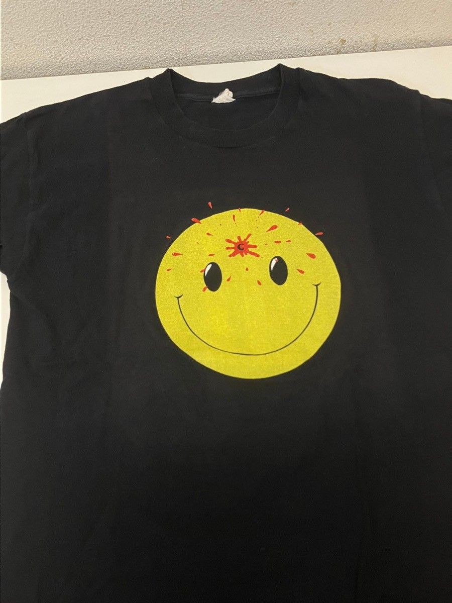 ヴィンテージ vintage 90's 90年代 Head Shot smiley face ぶち抜き