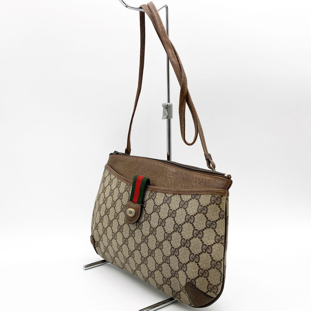 GUCCI グッチ GG柄 オールドグッチ ショルダーバッグ 斜め掛け