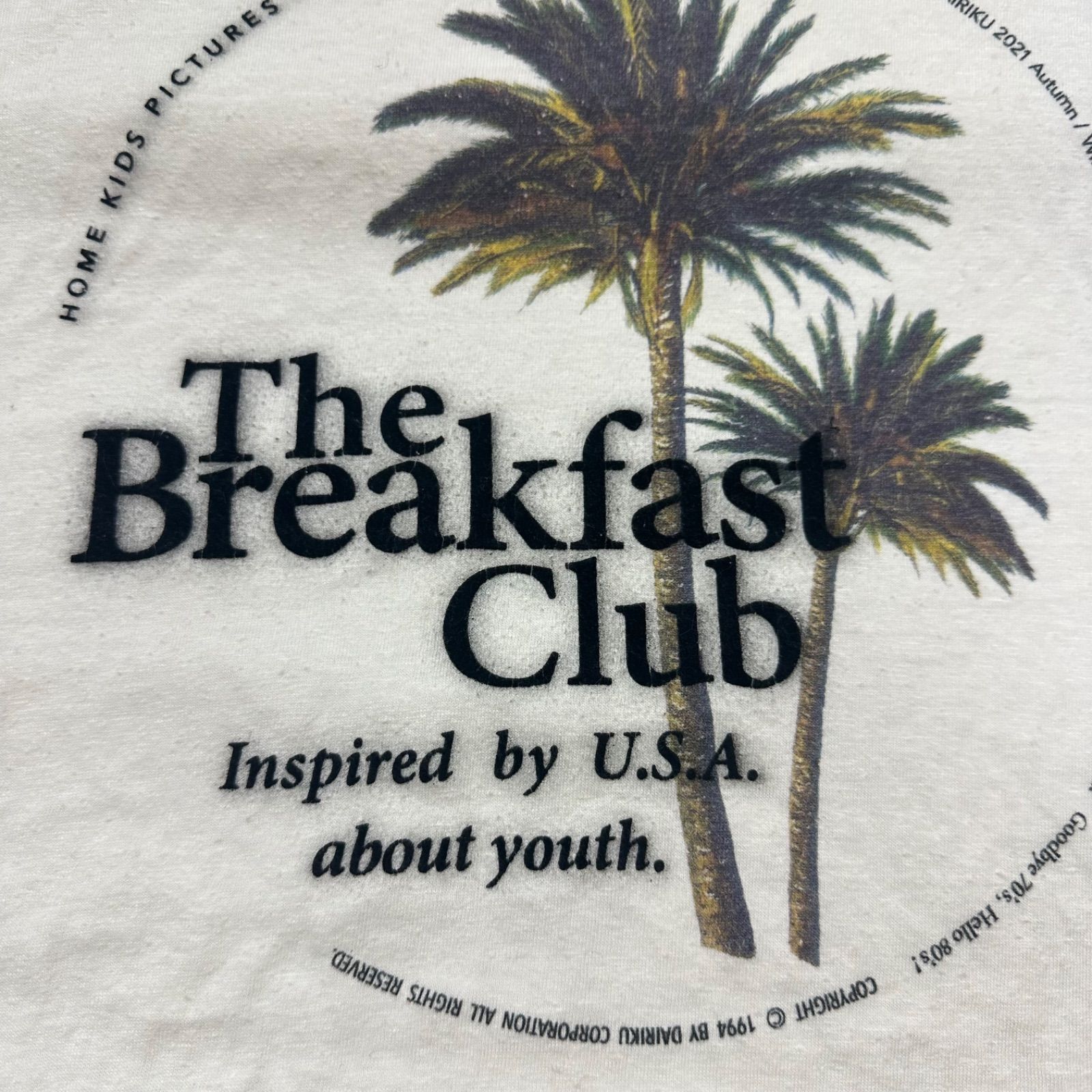 参考上代20900円 DAIRIKU 21AW Palms Raglan Tee パーム