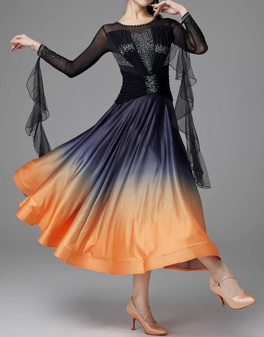 新品✨ラウレッタ 社交ダンスドレス ピンク M 高級仕様 競技 デモ対応