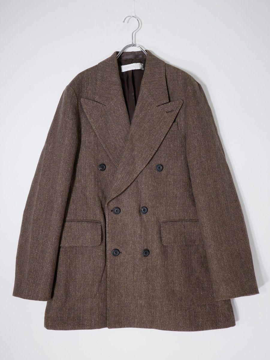 OUR LEGACYアワーレガシー 2025SS SHARP DB BLAZER Delave Linenシャープダブルブレステッド ブレザー デラベリネン ジャケットM2250STC【44】【MJKA77850】 OUR LEGACYアワーレガシー 2025SS SHARP DB BLAZER Delave Linen