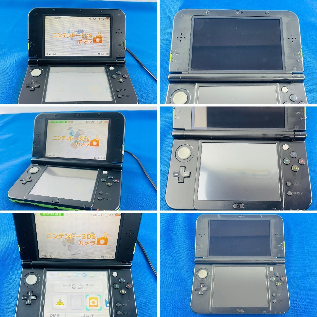 ◇390【完品／動作OK】任天堂 new NINTENDO 3DS LL ライム／ブラック 上画面iPS液晶 本体 メモカ付き スタートガイド  取扱説明書 ARカード ケーブル 箱 大画面 ニュー3DSLL ゲーム機 ニンテンドー - メルカリ