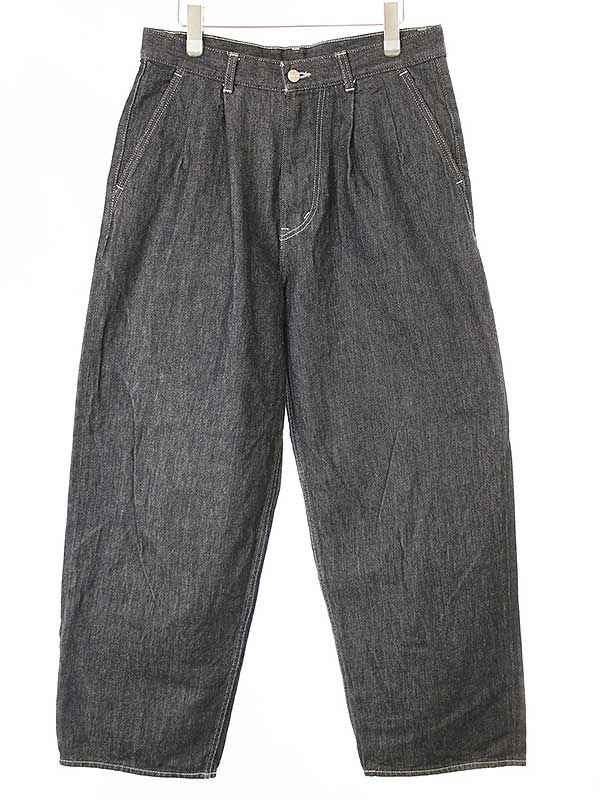 Graphpaper グラフペーパー 23SS Colorfast Denim Two Tuck Pants 