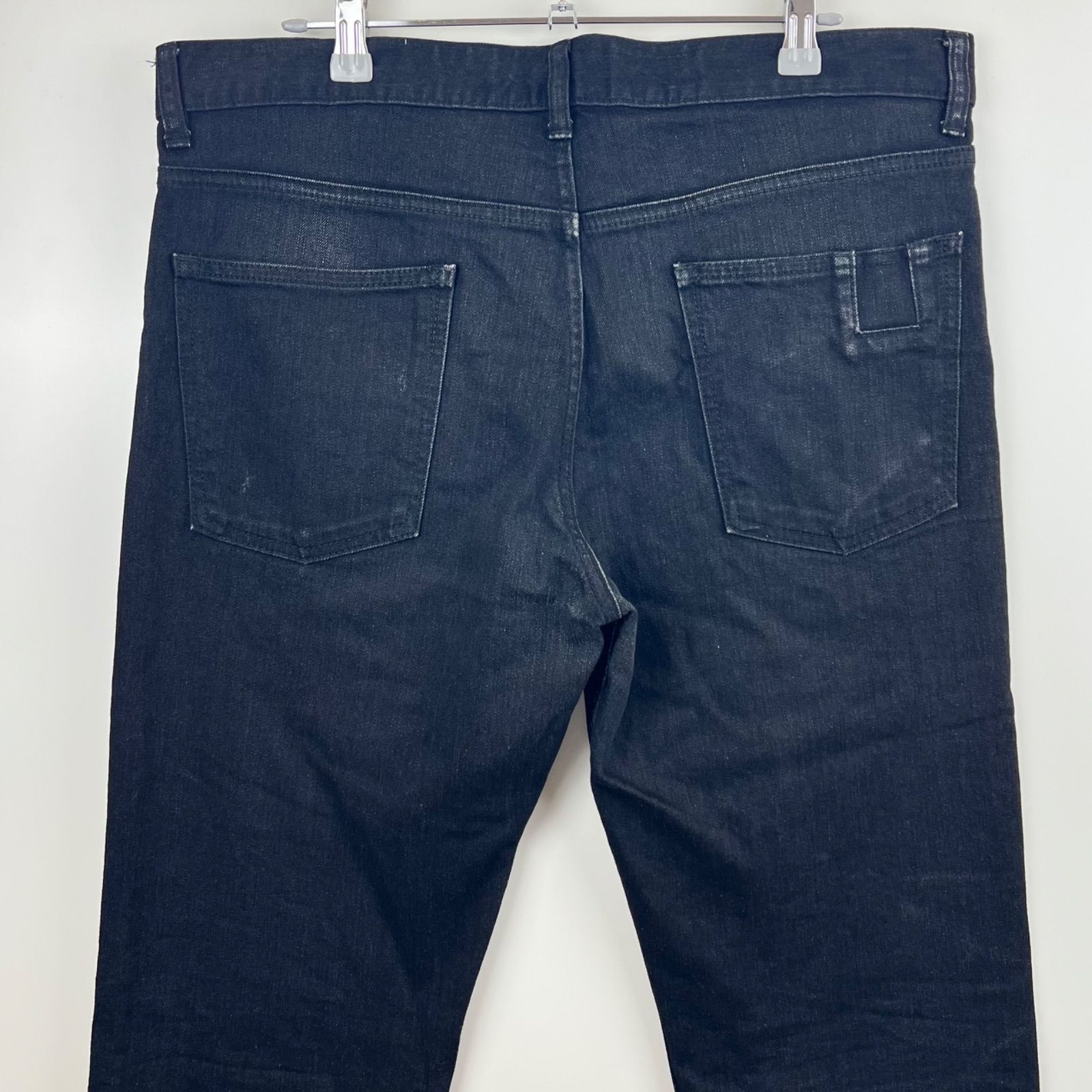 N.HOOLYWOOD archive black flare boots cut denim pants 44 XL