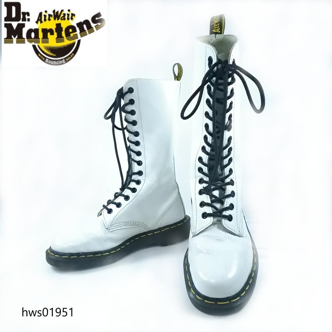 Dr.Martens 1914 14ホールブーツ UK5 ホワイト レースアップ