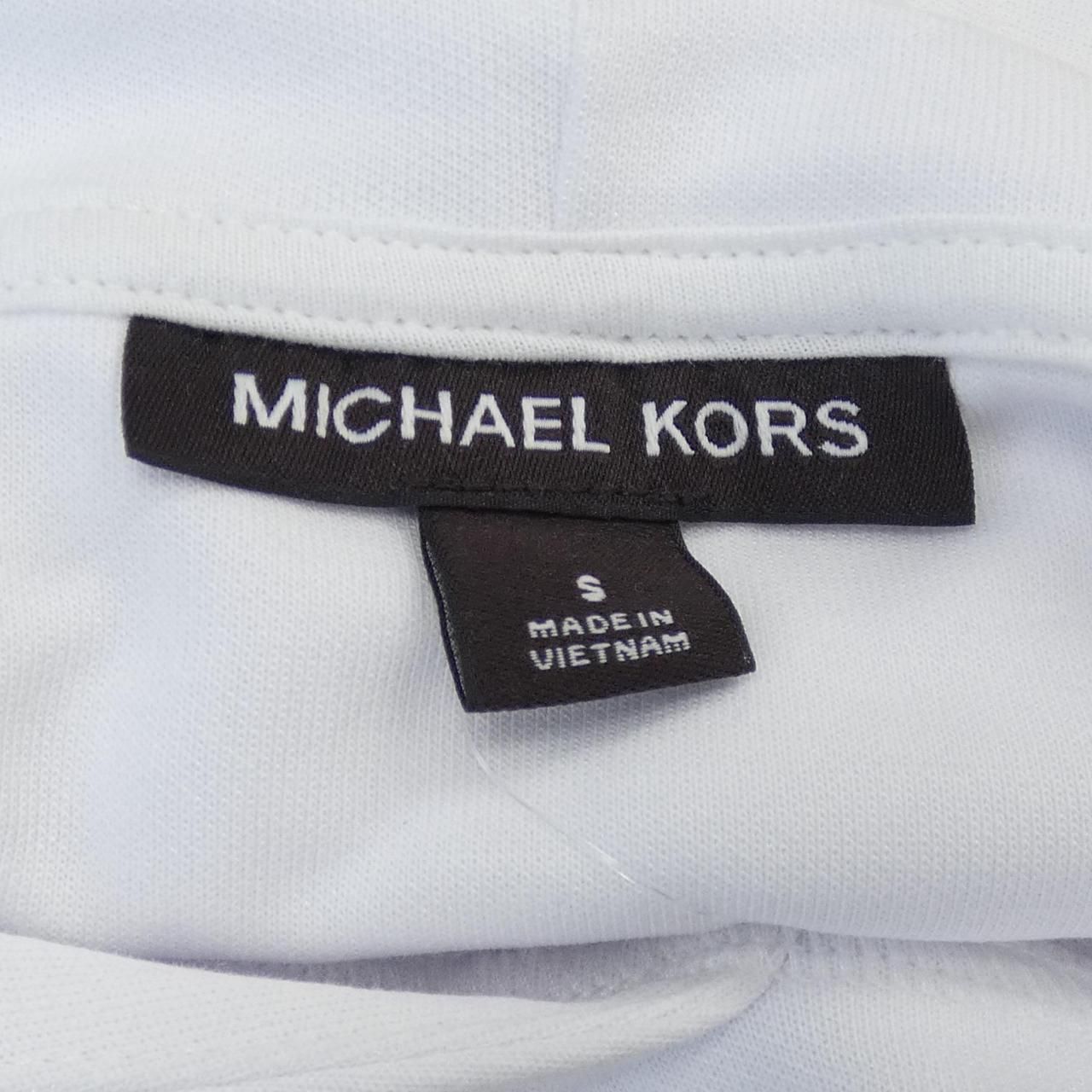 MICHAEL KORS ホワイト パーカー S Logo Cotton Blend Cutout Hoodie | Michael Kors [US]