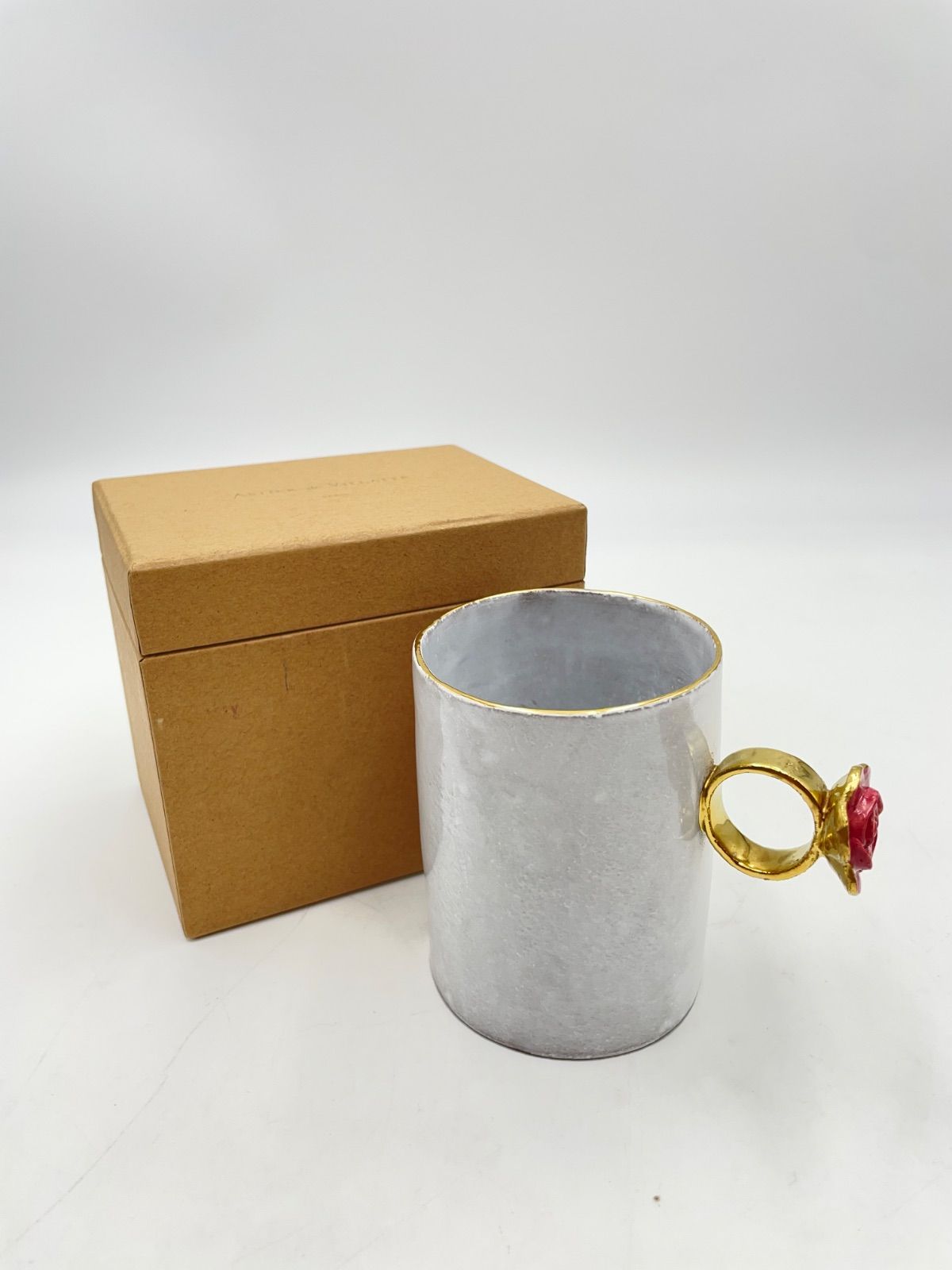 257469940 Astier de Villatte 指輪カップ セレナ キャロンヌ アスティエ指輪マグカップ RoseRing