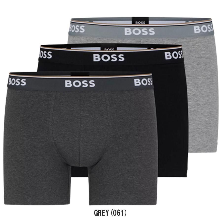 (訳あり特価)HUGO BOSS(ヒューゴボス)ボクサーパンツ ストレッチコットン 3枚セット 前閉じ 下着 メンズ 50475282