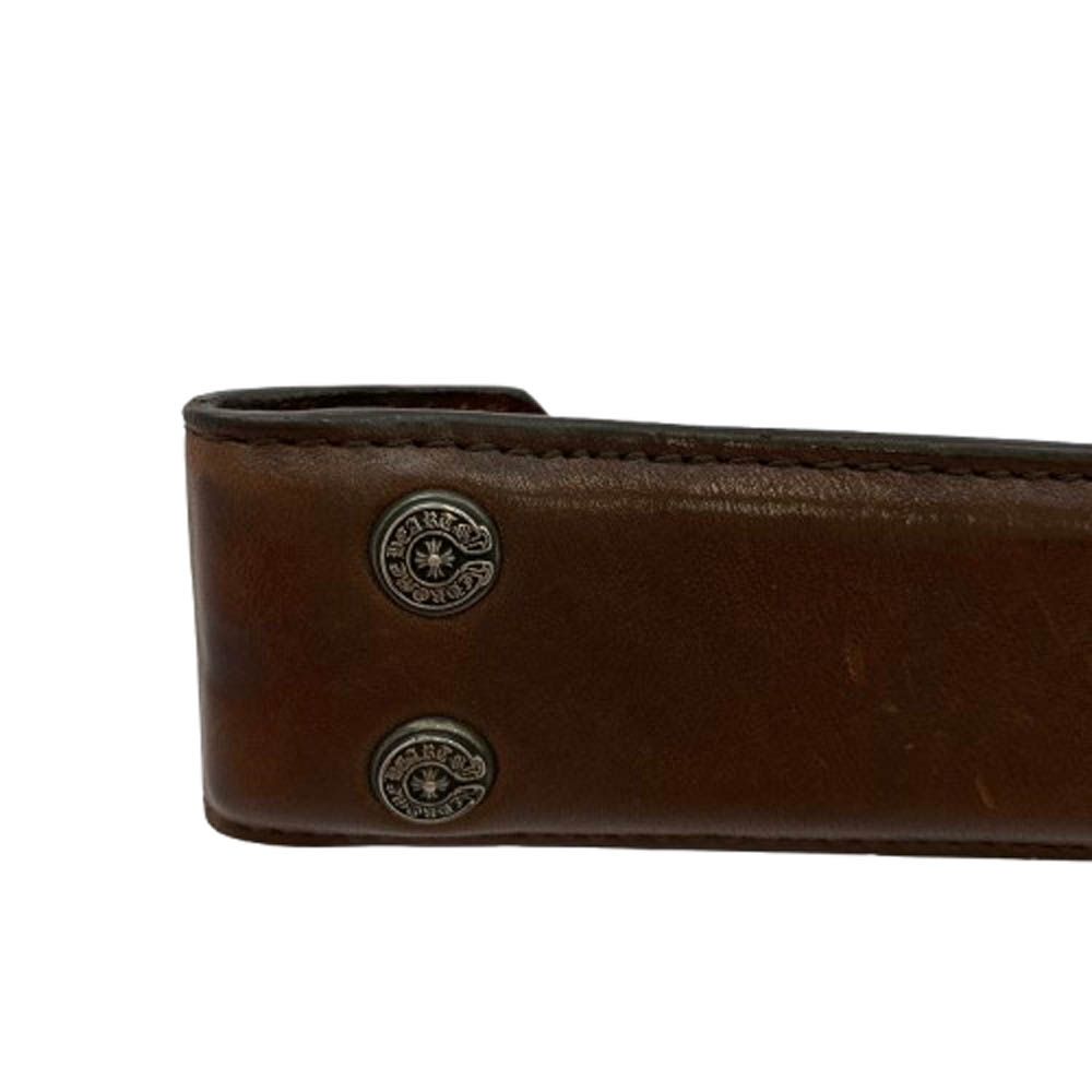 クロムハーツ（原本無） 1.5 STRAP スクロール レーベルリベッツ　ベルト Chrome Hearts - クロムハーツ 1.5 STRAP/1.5inchスクロール