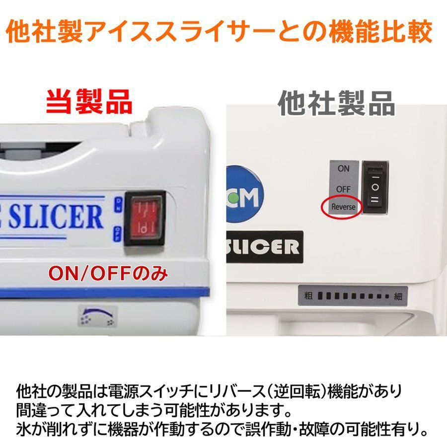 業務用電動かき氷機 キューブアイススライサー