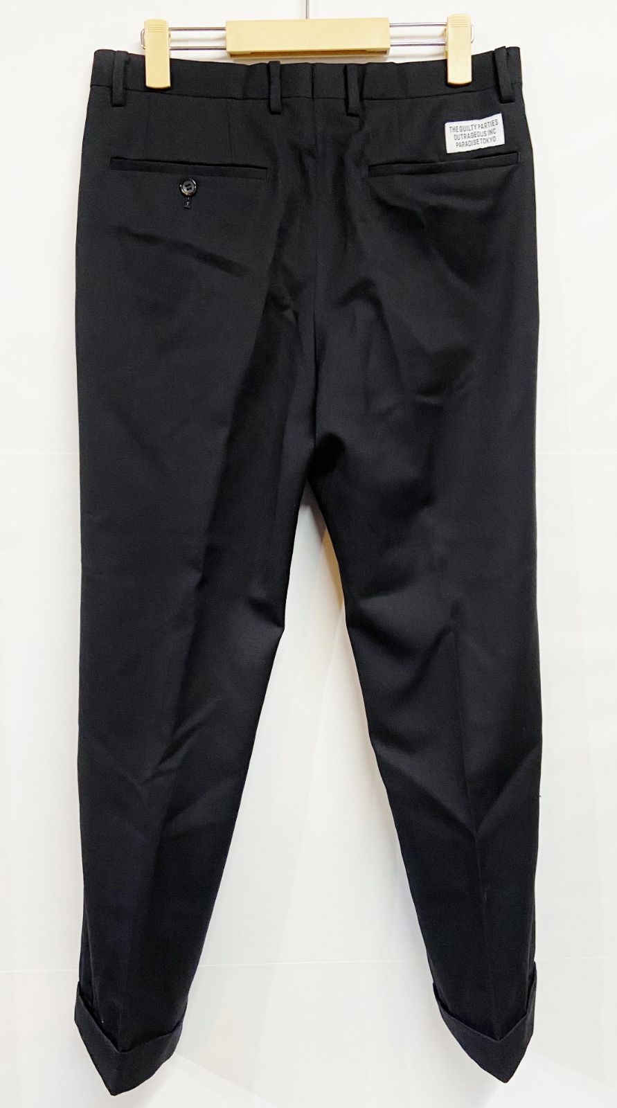 パンツ WACKO MARIA REGULAR FIT WOOL TROUSERS WACKO MARIA ワコマリア REGULAR FIT WOOL TROUSERS ウール