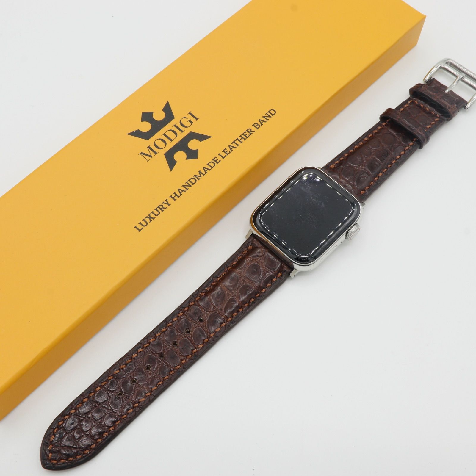 MODIGI アップルウォッチレザーベルト本革45mm 44mm 49mm 46mm 高級