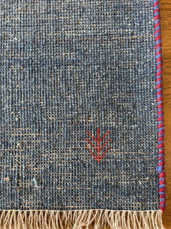 ペルシャ ギャッベ 手織り 草木染め アマレ 本物 玄関マット イラン産