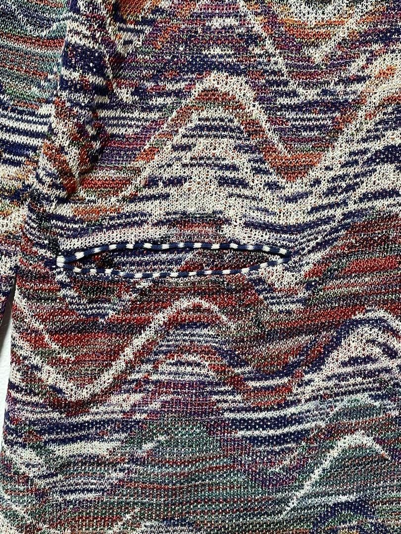 MISSONI ミッソーニ ニット ジャケット コート マルチカラー Mサイズ