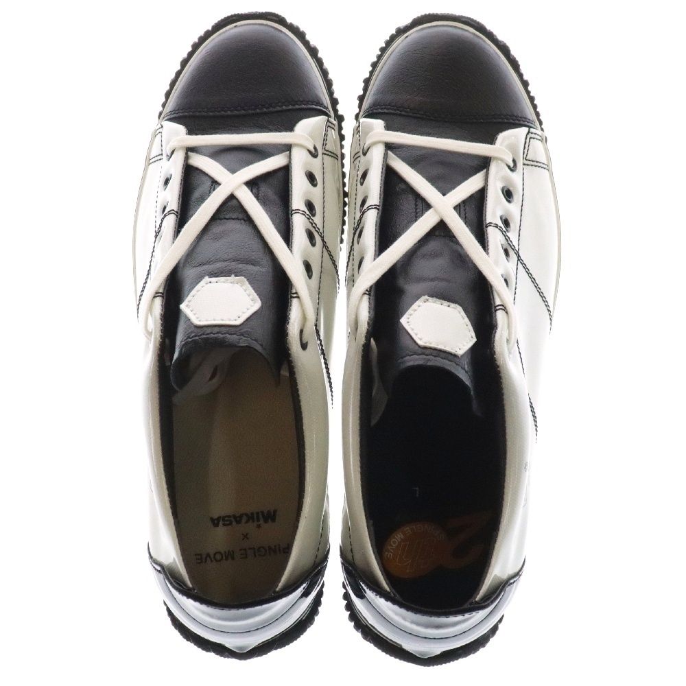 SPINGLE MOVE (スピングルムーブ) ×MIKASA ミカサ White Black