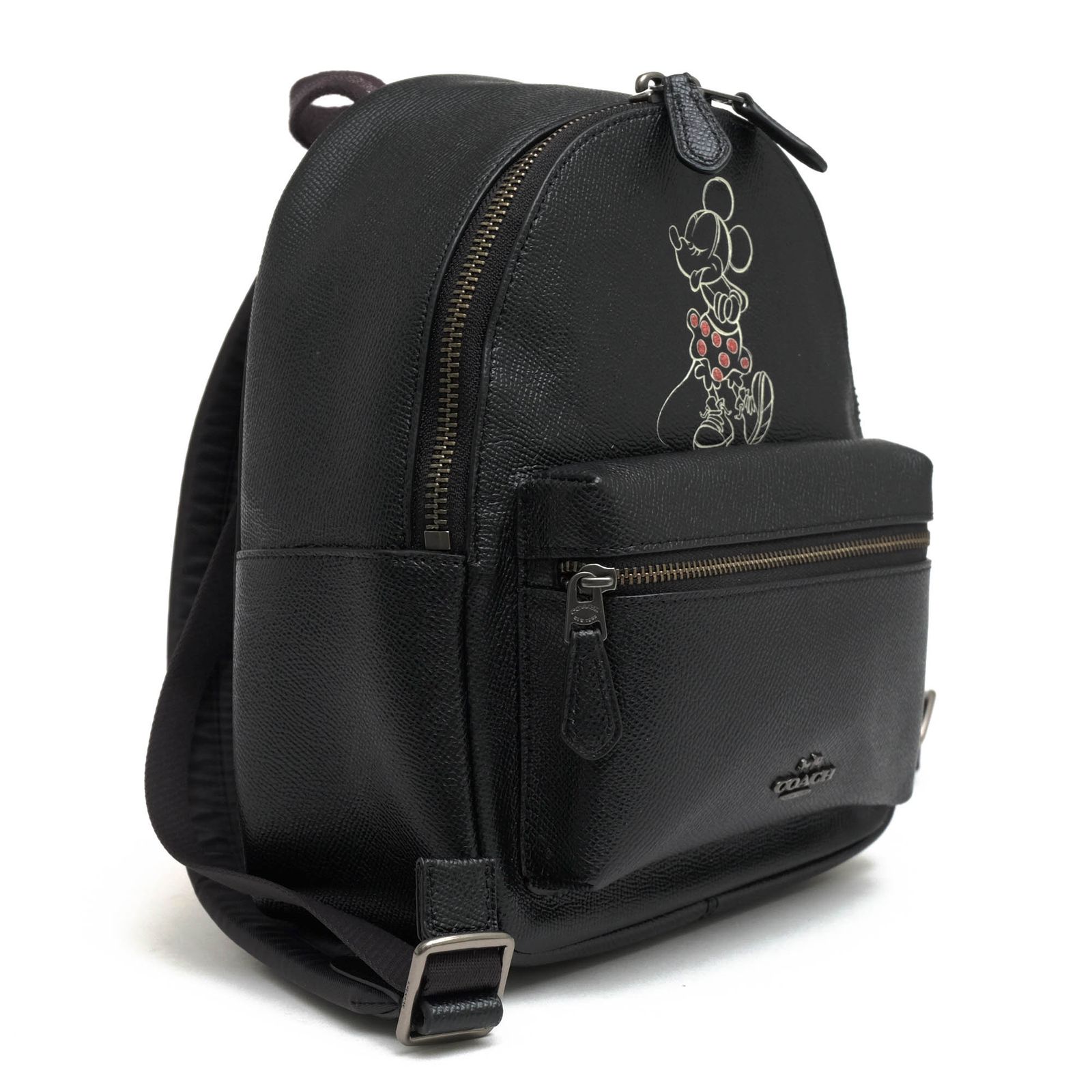 COACHチャールズ リュック バックパック レザー BLACK コーチ／COACH