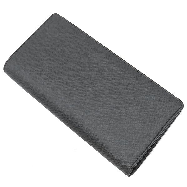 ルイヴィトン LOUIS VUITTON 長財布 ポルトフォイユ ブラザ タイガ ブラック シルバー金具 黒 二つ折り M 30501 TA 1163