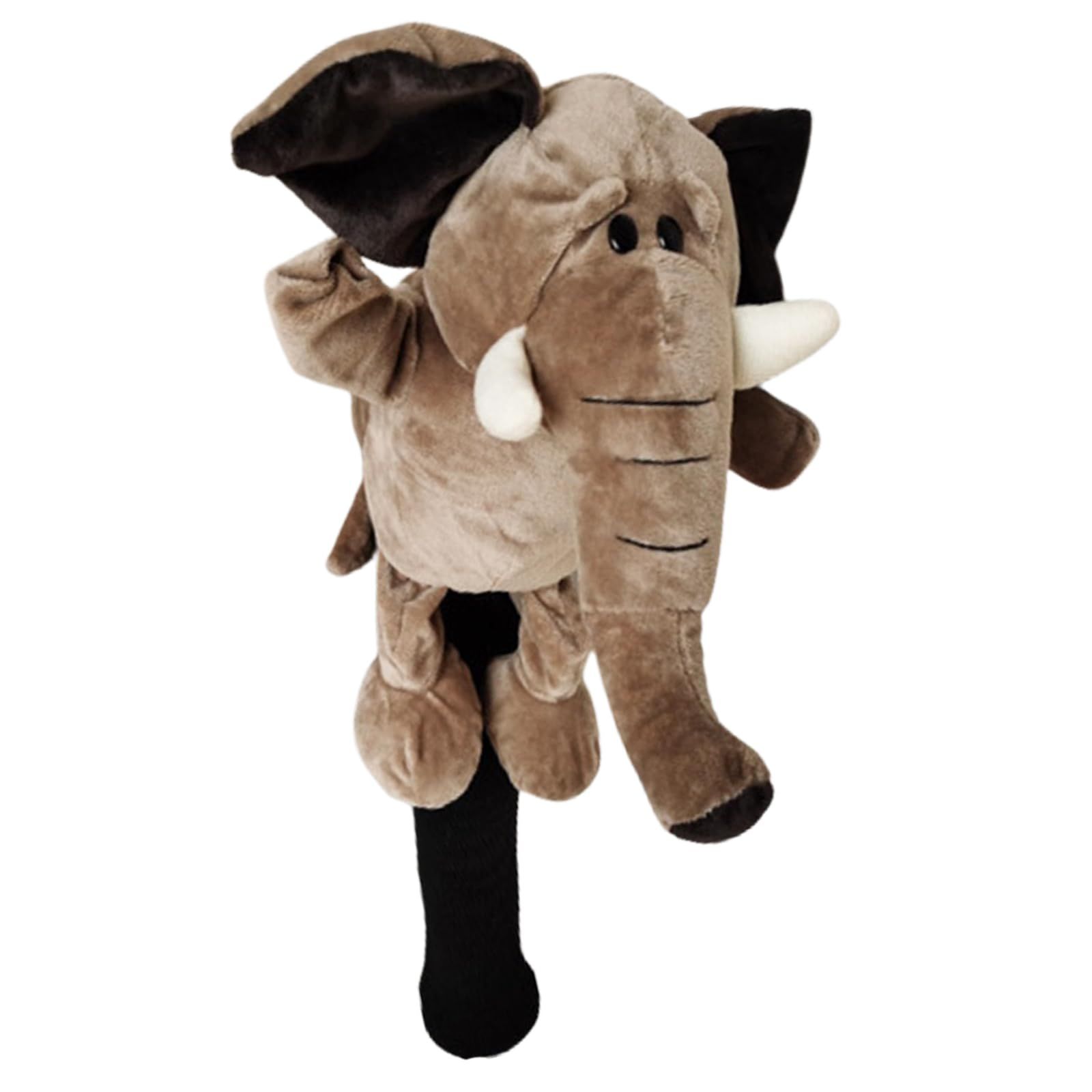 CONOHI ドライバー ヘッドカバー ゴルフクラブ ゴルフ クラブ ソフト ぬいぐるみ 動物 キャラクター ゾウ [ゾウ]