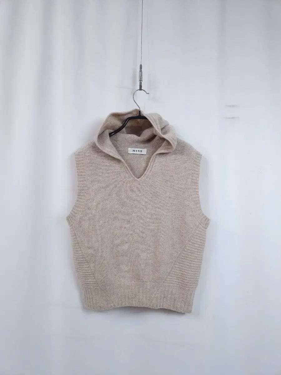 マイン カシミア ニット ベスト ベ이지 ベスト ジレ ベスト ジレ ビスチェ