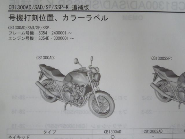 HONDA CB1300 SUPER FOUR サービスマニュアル CB1300 SUPER FOUR サービスマニュアル HONDAサービスマニュアル