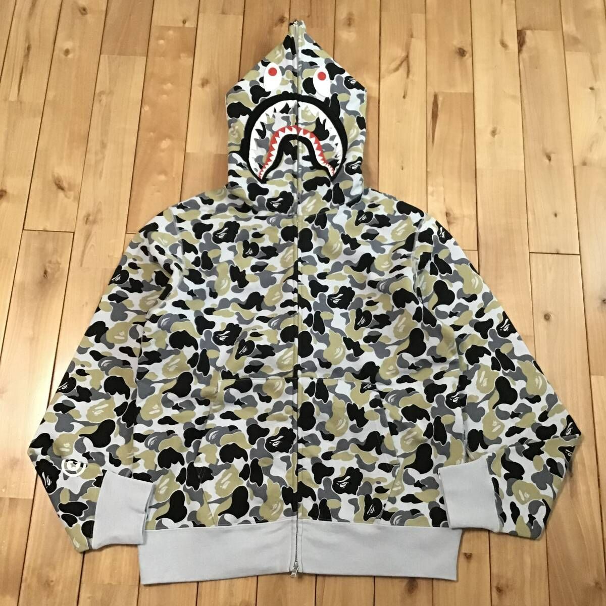 ☆銀座限定☆ GINZA STORE CAMO Separate shark full zip hoodie L 