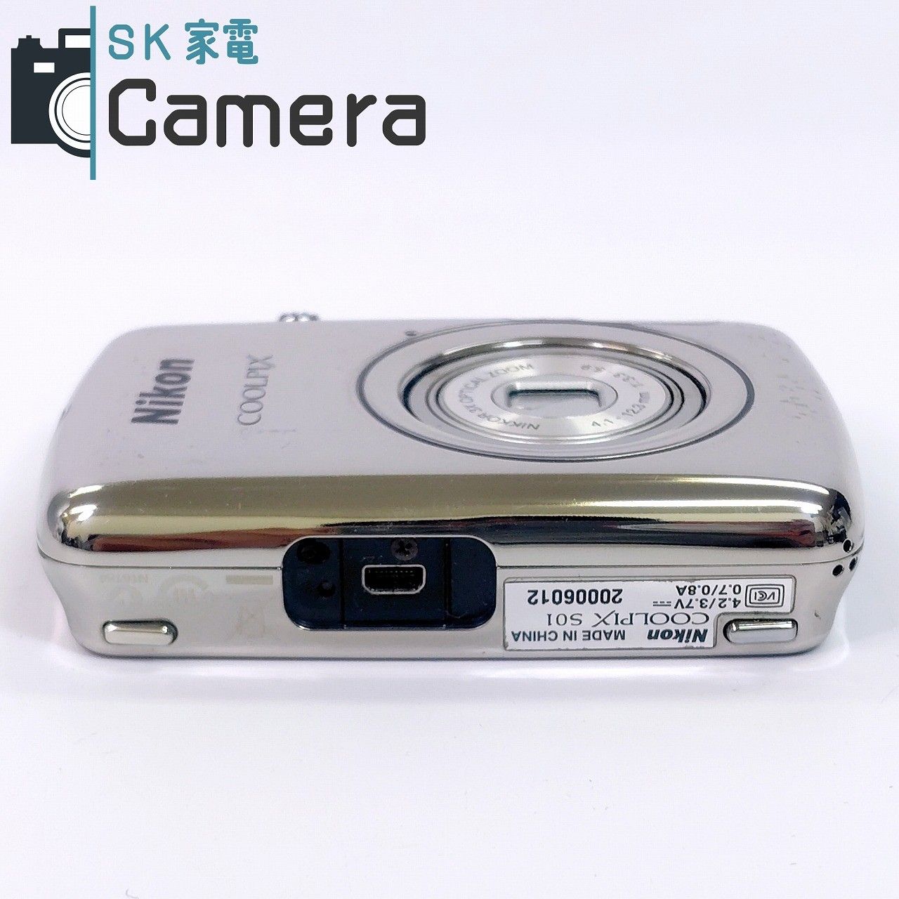 Nikon COOLPIX S01 コンパクトデジタルカメラ シルバーケース付 【公式