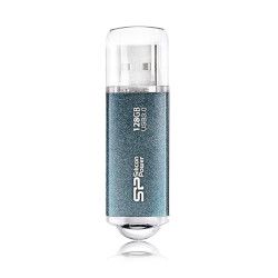 【新品・2営業日で発送】Silicon Power USB3.0フラッシュメモリ Marvel M01 128GB アイシーブルー(SP128GBUF3M01V1B)