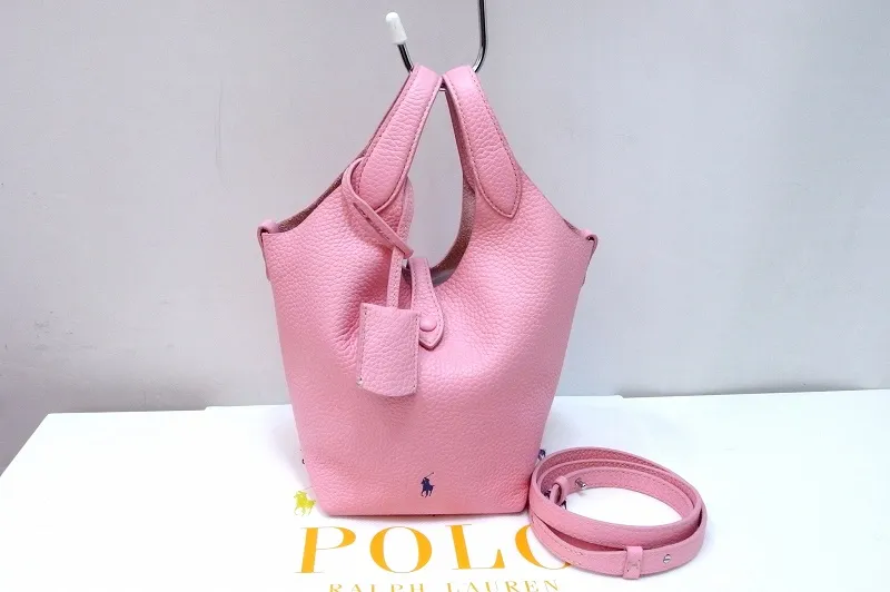 2025新作⭐︎⭐︎PoloPlay レザー トートミディアム　POROlDバッグ Polo Play レザー トート | ラルフ ローレン公式オンラインストア