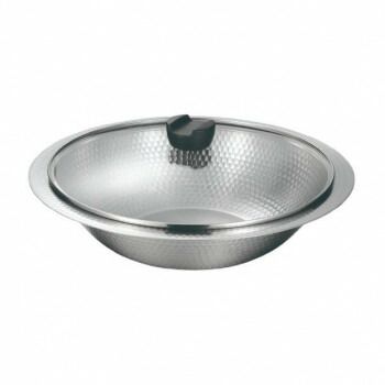 彩食庵 ガラス蓋付IH対応よせしゃぶ鍋30cm MB-3447 1034538