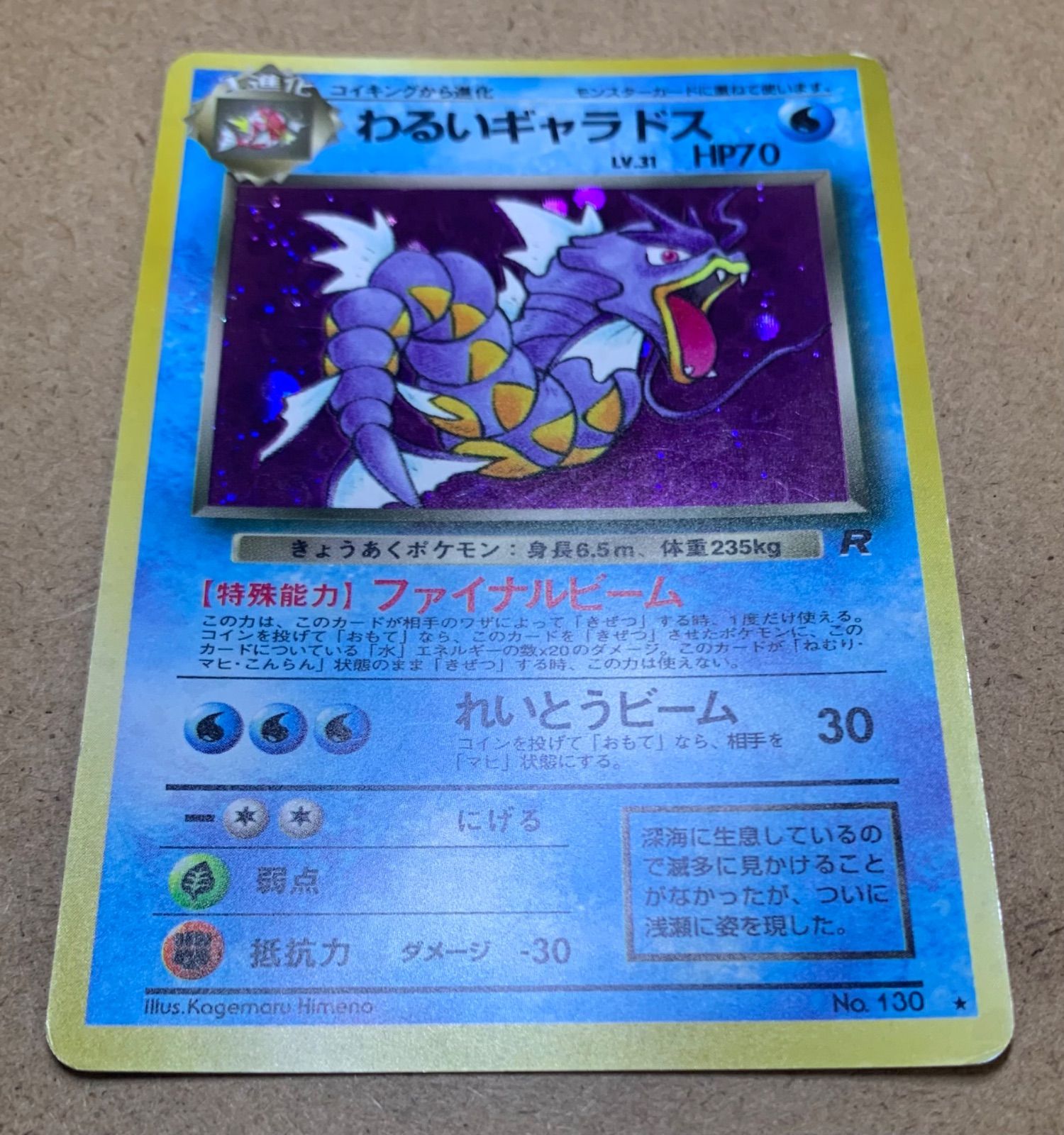 わるいギャラドス ポケモンカード旧裏 - メルカリ