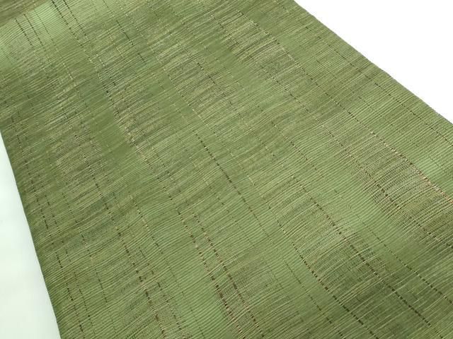 平和屋本店□極上 本場筑前博多織 草木染 手織工房 染匠：小森久 両面