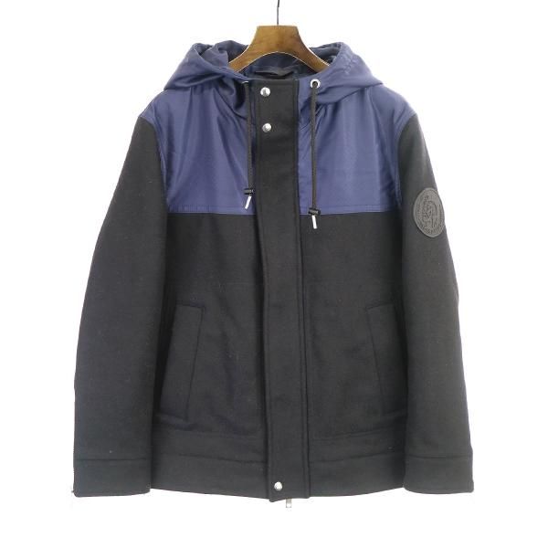 DIESELディーゼル18AWW-SUNメルトンナイロンパデットフーデッド 